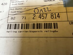 BELKI DACHOWE POPRZECZKI WSPORNIK RELINGÓW BMW X6 G06 NOWE OEM