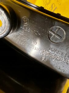 OSŁONA OBUDOWA FOTELA TYŁ PRAWY PRAWA BMW X6 E71