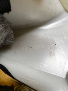 PRAWA OSŁONA POSZYCIE SŁUPKA TYŁ AUDI A8 D5 S-LINE