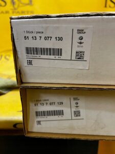 KOMPLET GRILL NERKI LEWA PRAWA BMW 1 E81 E87 NOWE OEM