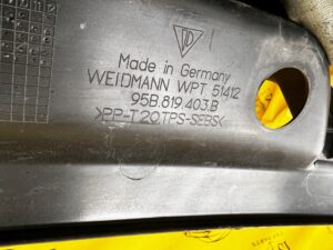 PODSZYBIE OSŁONA WLOTU POWIETRZA PORSCHE MACAN 95B LHD