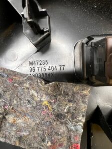 OSŁONA ZAŚLEPKA DESKI KONSOLI DESKI PRAWA PEUGEOT 308 II T9 EU