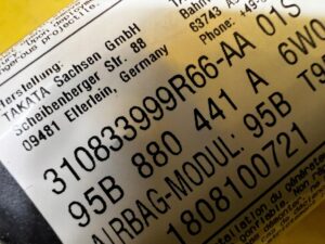 PODUSZKA POWIETRZNA AIRBAG KANAPY TYŁ LEWY PORSCHE MACAN 95B