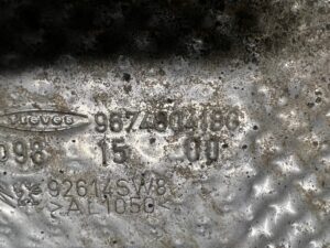 BLACHA OSŁONA TERMICZNA WYDECHU CITROEN C4 GRAND PICASSO II 1.6 THP