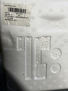 STYROPIAN WYGŁUSZENIE PODŁOGI TYŁ LEWY DACIA JOGGER