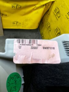 OSŁONA TAPICERKA KLAPY TYŁ BAGAŻNIKA MERCEDES GL X166 GRAY