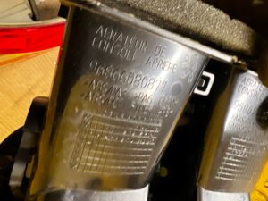 PANEL KLIMATYZACJI KRATKA NAWIEWU TYŁ PEUGEOT 508 I KOMBI SW