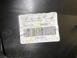 BOCZEK TAPICERKA DRZWI PRAWY PRZÓD DACIA SANDERO III STEPWAY 2023R EU