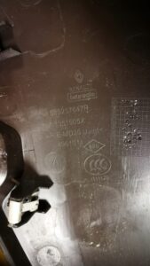 OSŁONA BOCZEK DESKI RENAULT ESPACE V BRĄZ LEWA