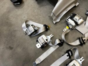 KOMPLET DESKA KONSOLA PODUSZKI AIRBAG PASY MERCEDES GL X166 ALPACA GRAY