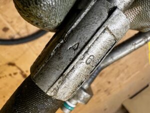 PRZEWÓD WĄŻ RURA OLEJOWY ZAWIESZENIA MERCEDES GL X166