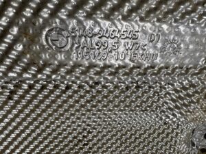 OSŁONA TERMICZNA WYDECHU BMW 1 F40 118I