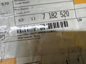 PRZETWORNICA STEROWNIK XENON BMW 3 E92 6 E63 X3 E83 LIFT X5 E70 NOWA OEM