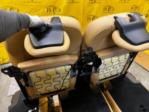 SIEDZISKO OPARCIE KANAPA FOTELE SKÓRA TYŁ 3 RZĄD 7 OSÓB VOLVO XC90 II 2018R