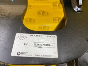 BELKA HAK HOLOWNICZY WSPORNIK TYŁ RENAULT CLIO V