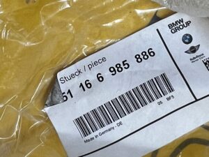 OSŁONA MASKOWNICA DŹWIGNI ZMIANY BIEGÓW BMW 5 E60 E61 LIFT NOWA OEM