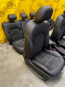 KOMPLET FOTELE WNĘTRZE KANAPA BOCZKI INFINITI Q30 QX30 SKÓRA ALCANTARA