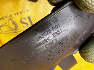 ZAŚLEPKA OSŁONA SIEDZENIA FOTELA TYŁ MERCEDES GLS X166 BRĄZ