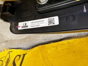 KOMPLET LISTWY RELINGI DACHOWE CHROM FORD RANGER MK5 V 4 DRZWI