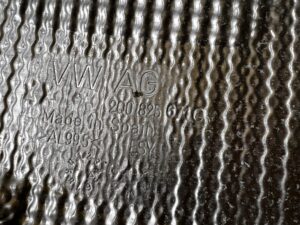 OSŁONA TERMICZNA TUNELU WYDECHU VW SKODA SCALA