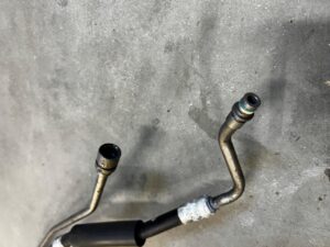 KOMPLET PRZEWODY PRZEWÓD WĄŻ RURA OLEJOWY ZAWIESZENIA TYŁ MERCEDES GL X166