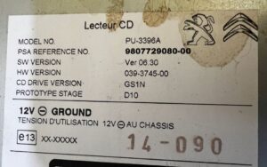 NAWIGACJA WYŚWIETLACZ EKRAN PEUGEOT 508 I LIFT