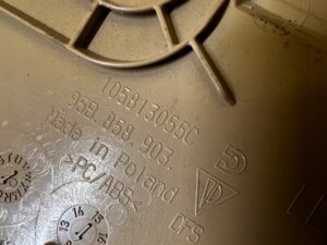 OSŁONA ZAŚLEPKA POD KIEROWNICĘ KONSOLI DESKI LEWA PORSCHE MACAN 95B