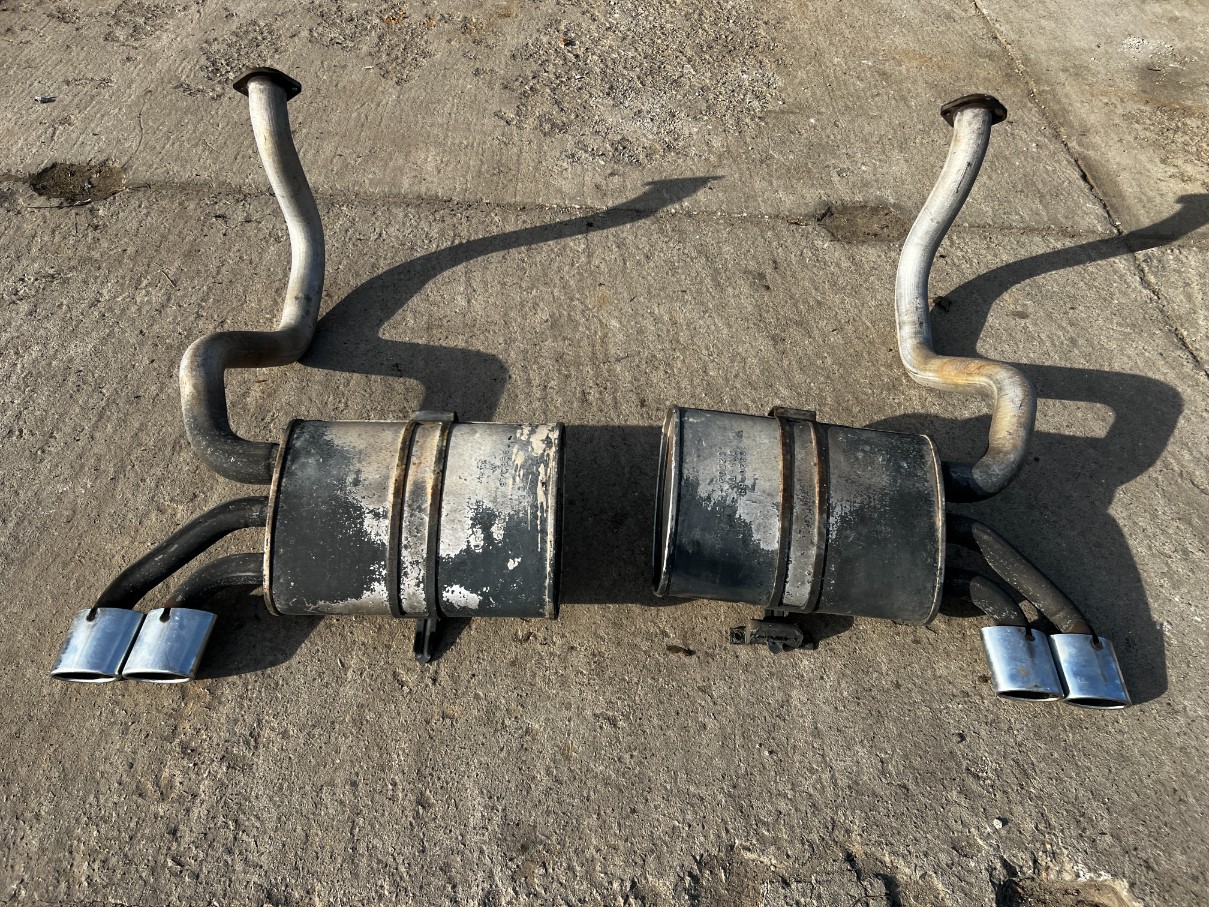 KOMPLET UKŁAD WYDECHOWY WYDECH KOŃCÓWKI WYDECHU CHEVROLET CORVETTE C5 97-04