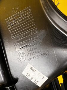 OSŁONA BOCZEK LISTWA BAGAŻNIKA TYŁ PRAWY BMW X6 F16