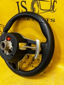 SKÓRZANA KIEROWNICA ŁOPATKI PORSCHE 911 991 LIFT