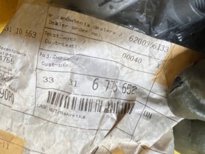 3 X NAKRĘTKA BELKI ZAWIESZENIA TYŁ BMW 5 F07 F10 6 F06 F12 7 F01 NOWA OEM