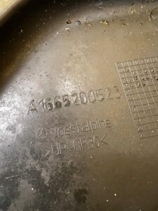 PŁYTA OSŁONA POD SKRZYNIE BIEGÓW PODWOZIA MERCEDES GL X166