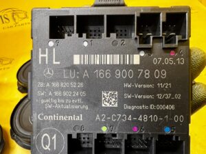 MODUŁ STEROWNIK DRZWI TYŁ LEWY MERCEDES GL X166