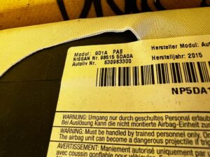 KOMPLET 3 X PODUSZKI 4 X PASY AIRBAG INFINITI Q30 QX30