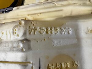 SIEDZISKO KANAPY TYŁ PRAWY SKÓRA ALCANTARA PORSCHE CAYENNE II 7P5 GTS