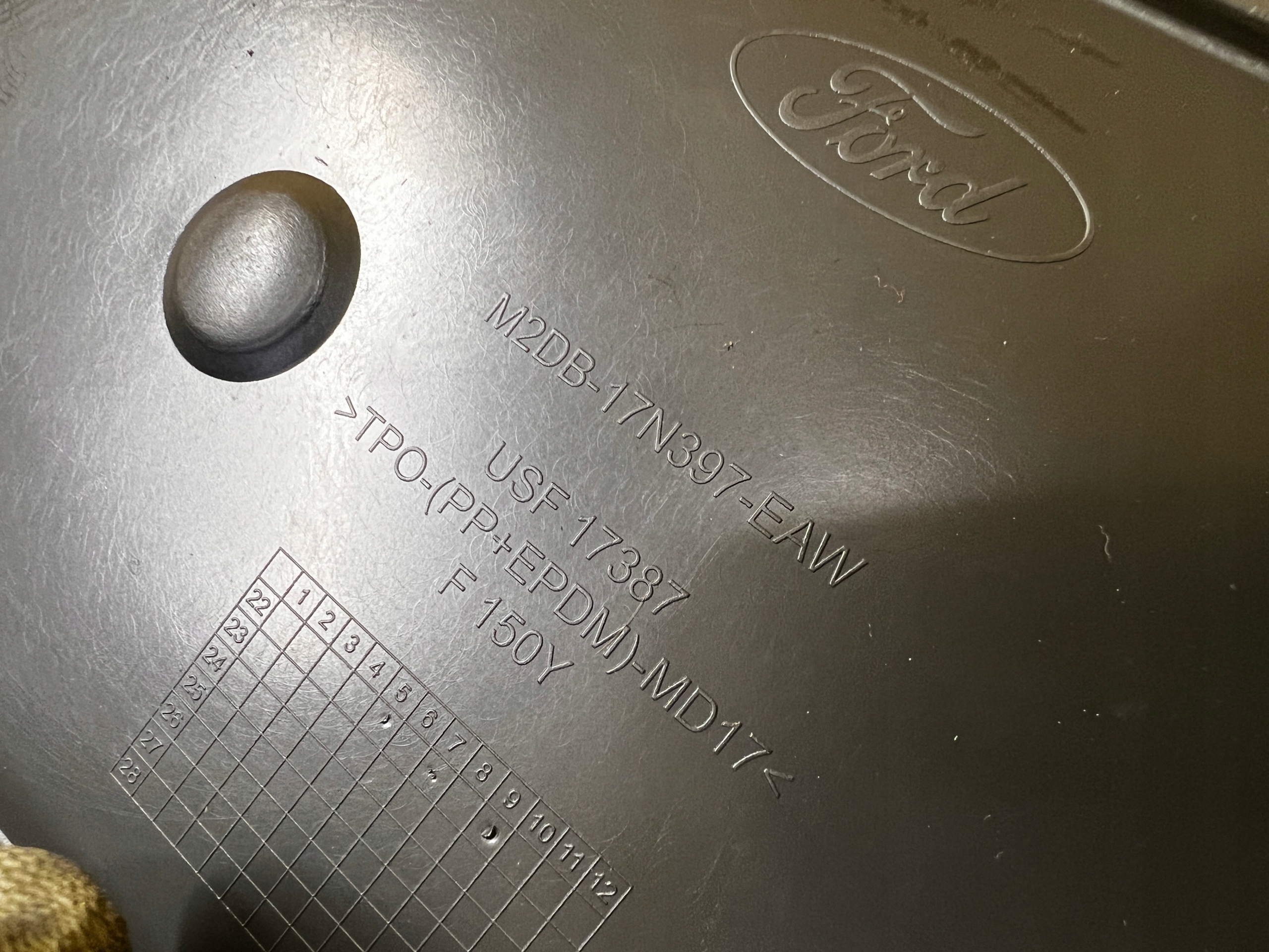 PODSTAWA RAMKA TABLICY REJESTRACYJNEJ PRZÓD FORD BRONCO 21-