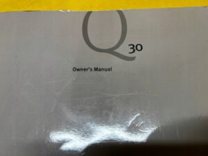 ETUI KSIĄŻKA INSTRUKCJA OBSŁUGI SERWISOWA INFINITI Q30