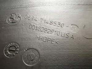 KANAŁ TUNEL PRZEWÓD POWIETRZA TYŁ PRAWY BMW X5 F15 E70 X6 F16 E71