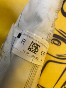 KURTYNA PODUSZKA AIRBAG PRAWA RENAULT TALISMAN