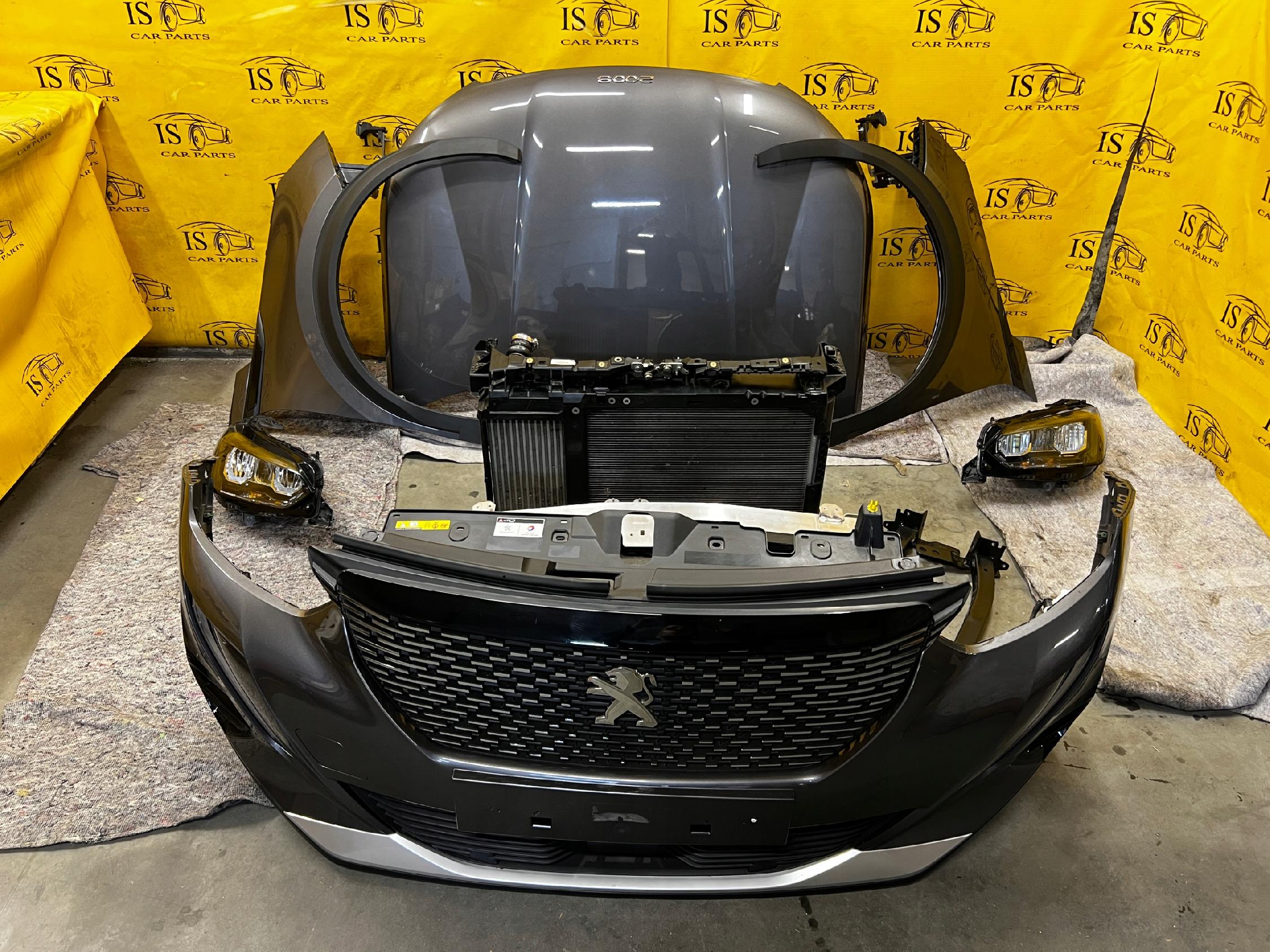KOMPLETNY PRZÓD ZDERZAK MASKA LAMPY CHŁODNCIE PEUGEOT 2008 II P24 EVL