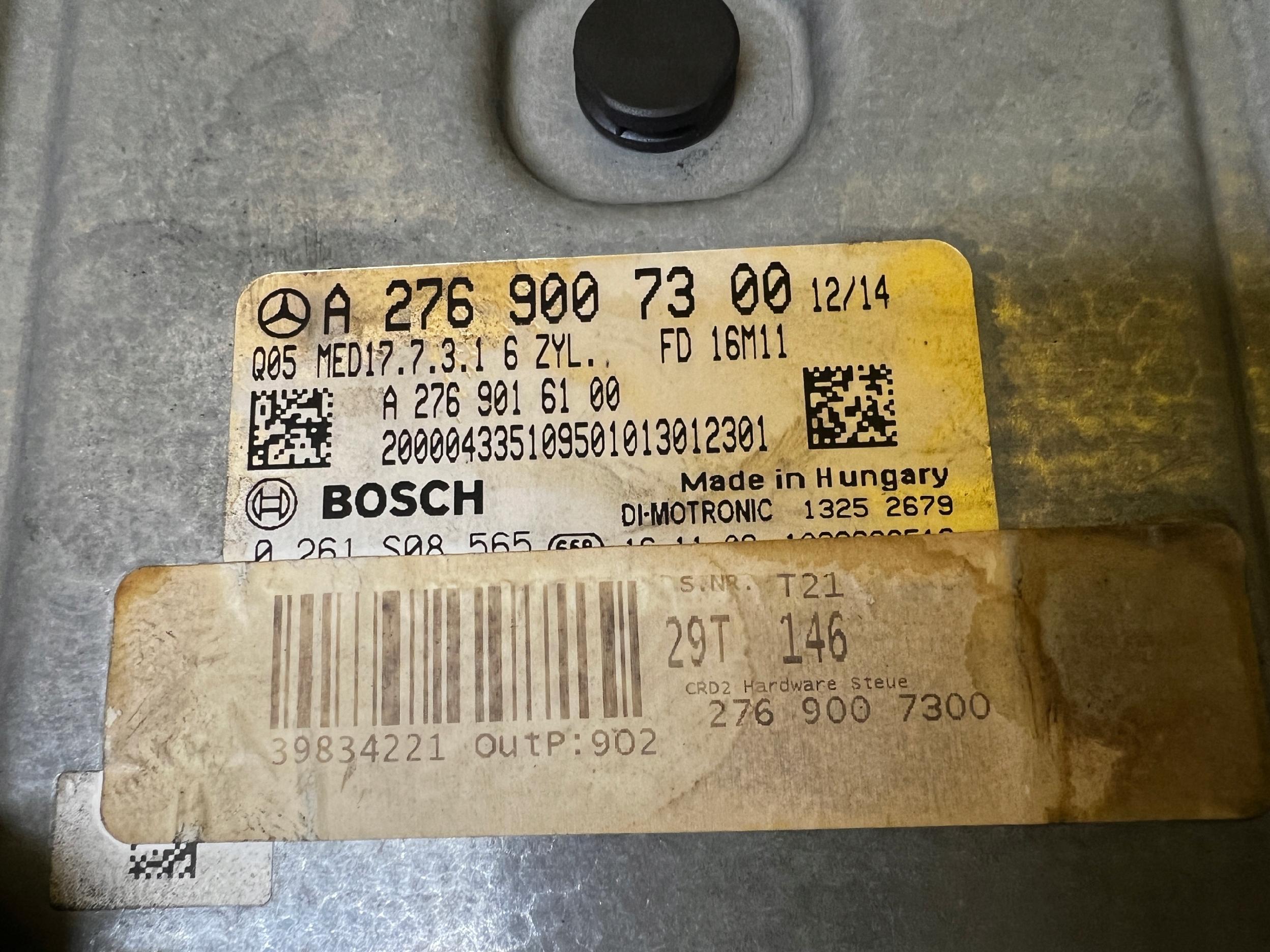 STEROWNIK KOMPUTER SILNIKA ECU MERCEDES GLS X166 450 3.0 B V6 333KM