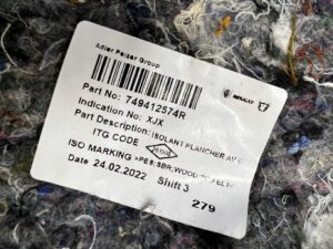 MATA WYGŁUSZENIE PODŁOGI PRZÓD LEWY DACIA JOGGER SANDERO III