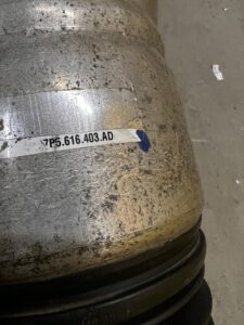 AMORTYZATOR PNEUMATYCZNY MIECH PRZÓD LEWY PORSCHE CAYENNE II 7P5 GTS