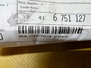 2 X ZACISK PRZEWODU WSPOMAGANIA KIEROWNICY BMW NOWY OEM