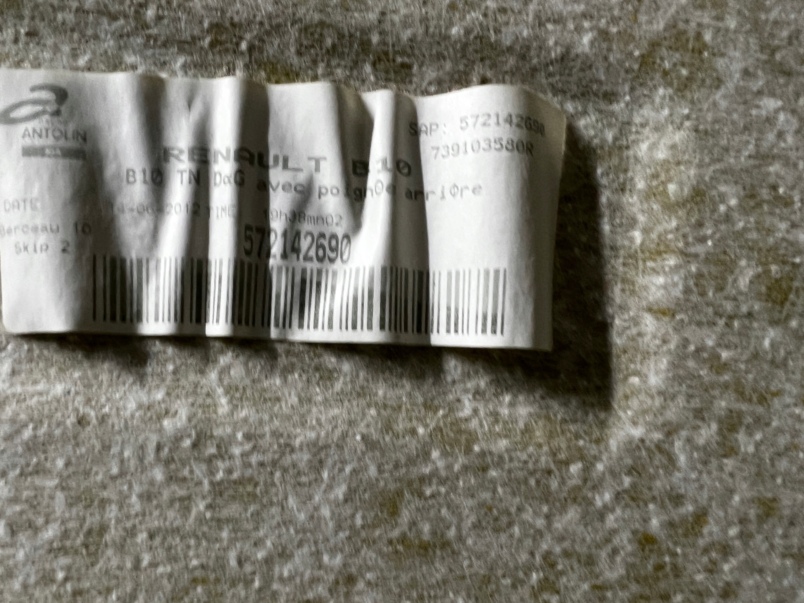 PODSUFITKA SUFIT RENAULT ZOE I Z.E. 2013-2018