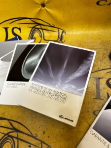 INSTRUKCJA OBSŁUGI KSIĄŻKA SERWISOWA FRANCJA ETUI LEXUS RX 450H III 3 AL10