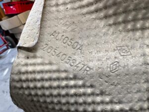 BLACHA OSŁONA TERMICZNA DACIA DOKKER 1.5 BLUE DCI