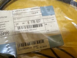 CZUJNIK ZUŻYCIA KLOCKÓW HAMULCOWYCH PRZÓD PRZEDNI BMW 7 E65 E66 NOWY OEM