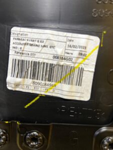 BOCZEK TAPICERKA DRZWI LEWY PRZÓD DACIA SANDERO III 2023R