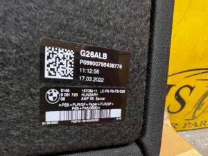 PÓŁKA KLAPY BAGAŻNIKA TYŁ TYLNA BMW 4 GC G26 NOWA OEM